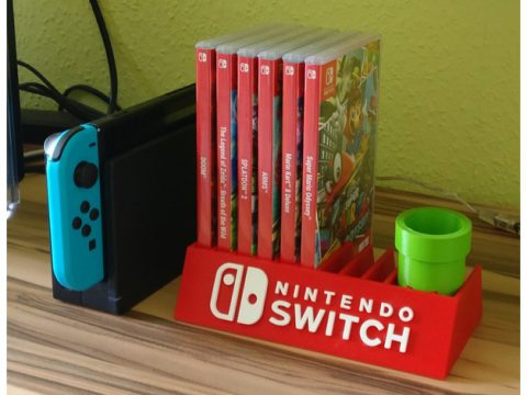 Nintendo Switch Game Case Holder 3D model