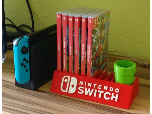 nintendo switch game case shelf