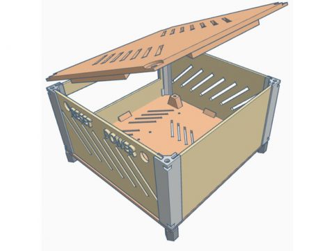 PC MINI-ITX CASE 3D model