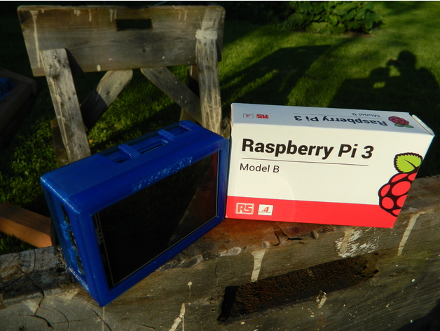 Raspberry Pi 3 Touch Screen 3D model