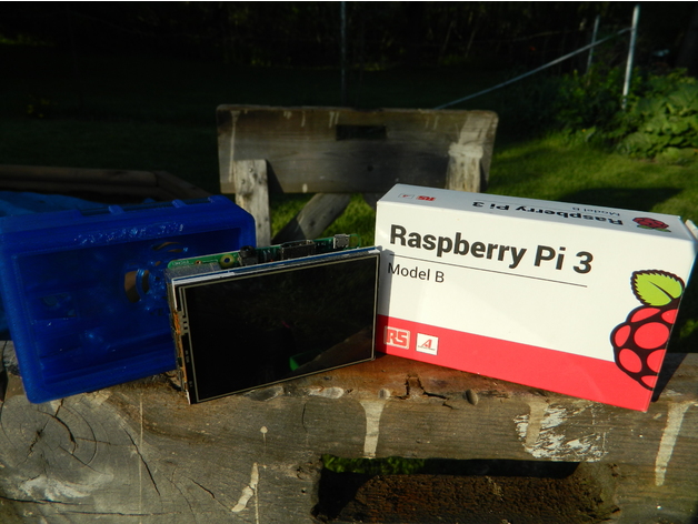 3D Raspberry Pi 3 Touch Screen model