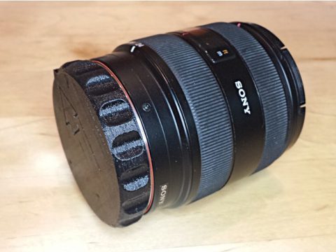 Rear Lens Cap with Bumper for Minolta/Sony A Mount 3D model