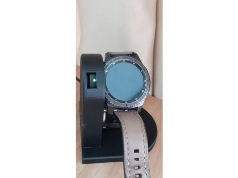 Samsung Gear S3 Watch Charger Stand LED View 3D model