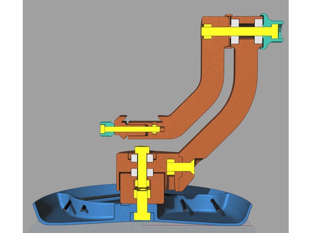 3D Skimmer Pod and Camera Gimbal  model