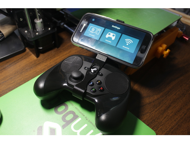 3D Steam Controller Adjustable Phone Mount model