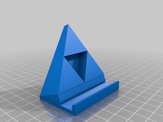 Triforce Smartphone Stand 3D model
