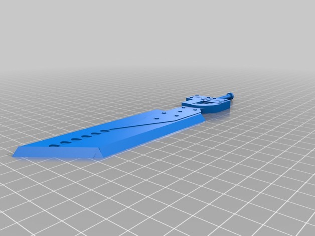 Fusion sword 3D model