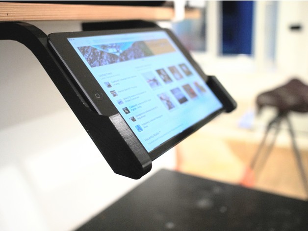 iPad mini – simple shelf mount -
