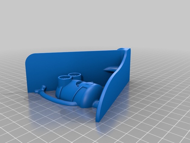 3D Minion phone stand model