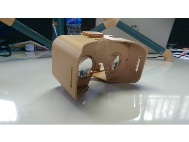 3D Printed Google Cardboard VR Headset