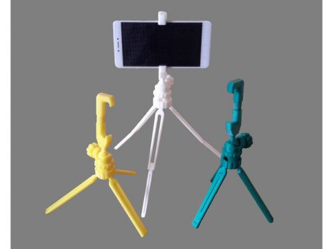 Compact Phone Tripod 3D model