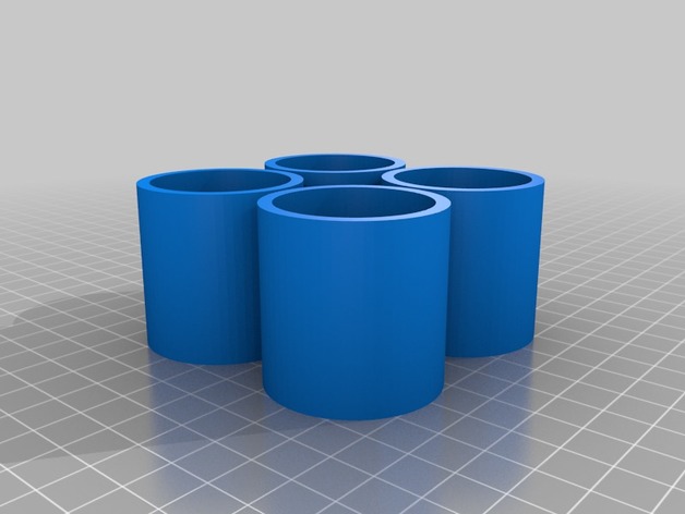 3D Computer Case Feet  model