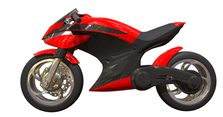 Concept Sport Bike 3D model