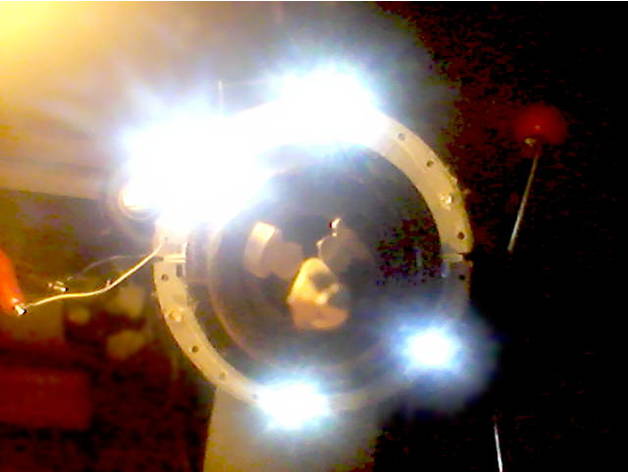 3D Customizeable LED Ring - with focus model