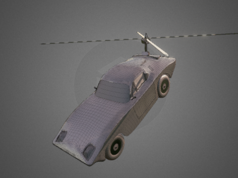 Fly Car 3D model