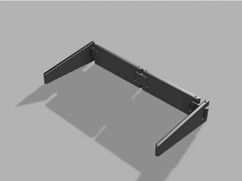 Folding Laptop Stand 3D model