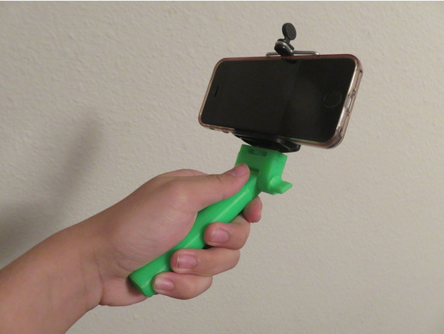 Fully 3D Printed Compact Camera Grip  3D model