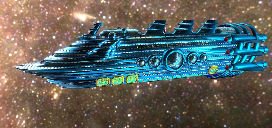 Galactic Empress: Luxury Starliner 3D model