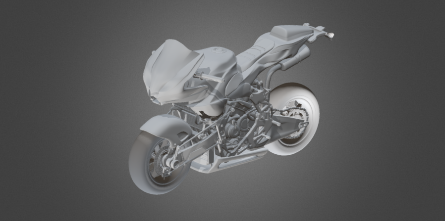 Honda Vyrus motorbike 3D model