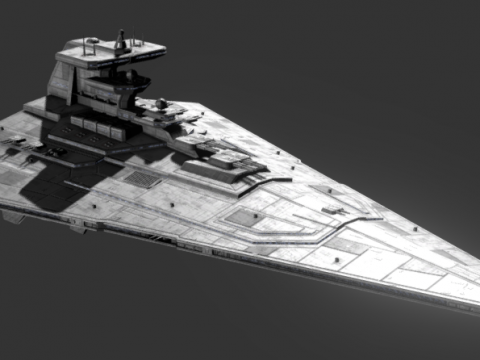 Invictus Class Star Cruiser 3D model