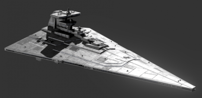 Invictus Class Star Cruiser - DownloadFree3D.com