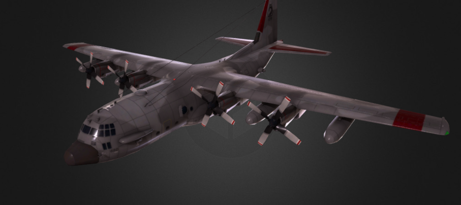 Lockheed AC-130 3D model