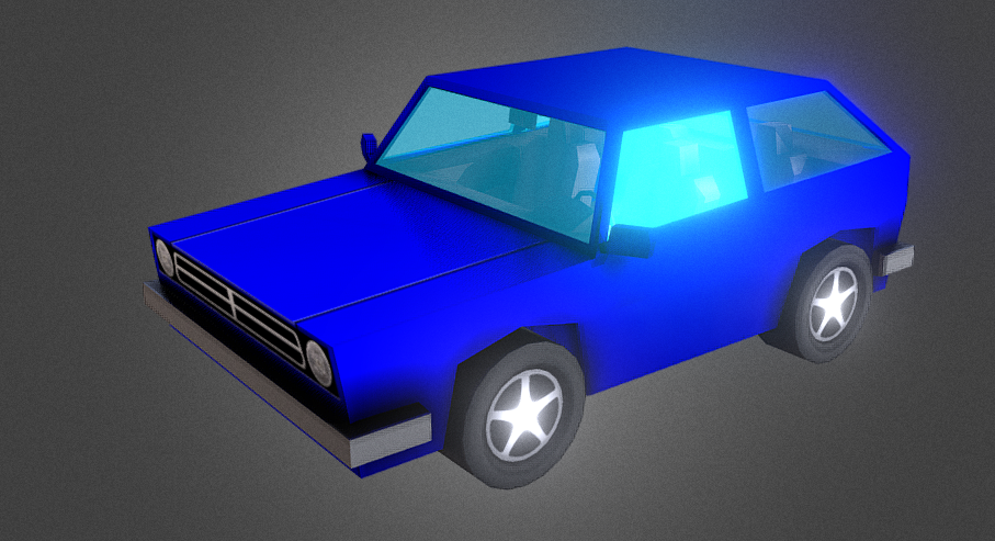 LowPoly Hatch 3D model