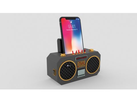 Phone Speaker Boombox 3D model