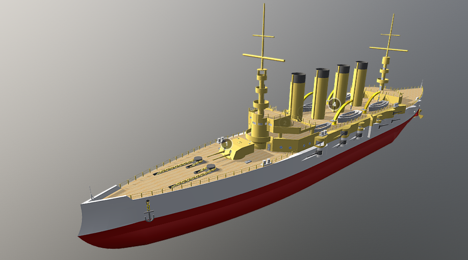 SNS Irvine 3D model