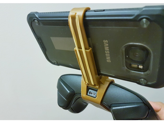 3D Steam Controller Adjustable Phone Holder Mount  model