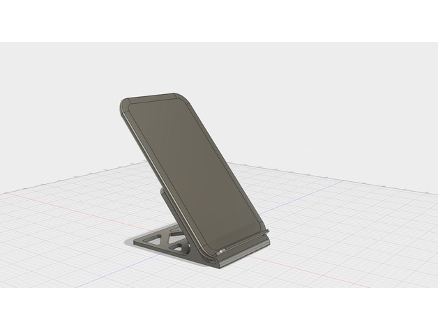 Wireless charger stand for smartphone