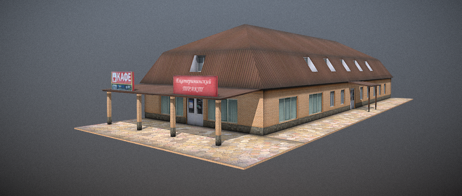 Motel 3D model
