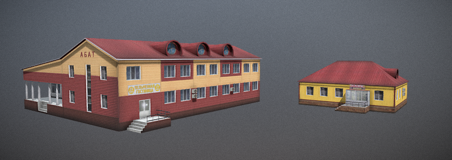 Motel 3D model