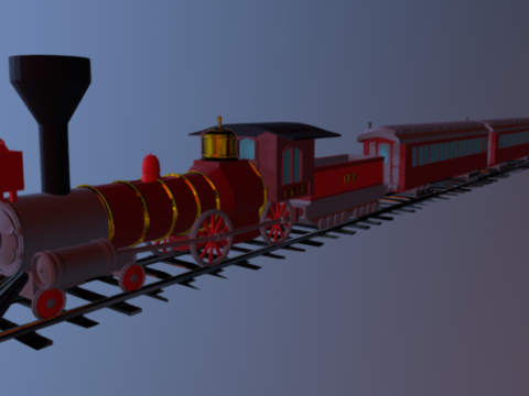 Train 3D model