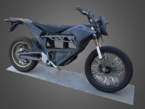 2013 Zero XU Motorcycle With FX Bodywork 3D model