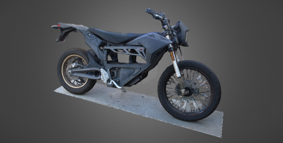 2013 Zero XU Motorcycle With FX Bodywork 3D model