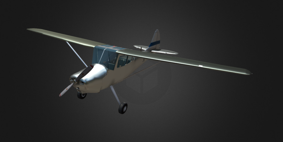 Cessna L19 3D model