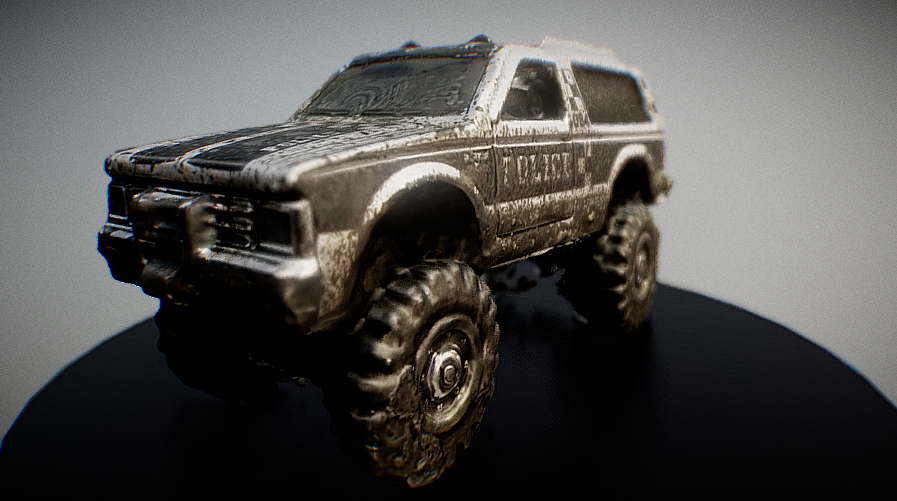 Chevy Blazer 4X4 with Mud Splatter 3D model