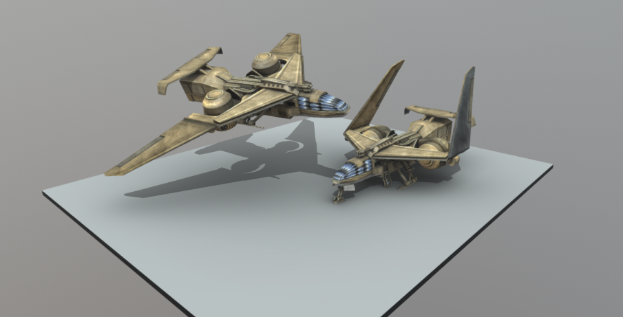 Combat jet 3D model