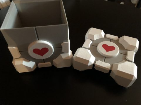 Companion Cube - Box 3D model