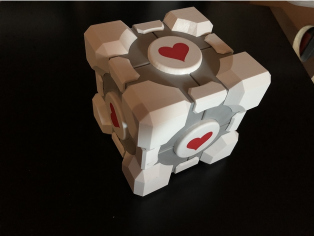 3D Companion Cube - Box model