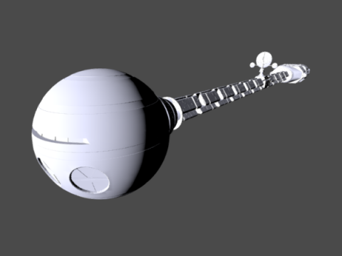 Discovery One 3D model