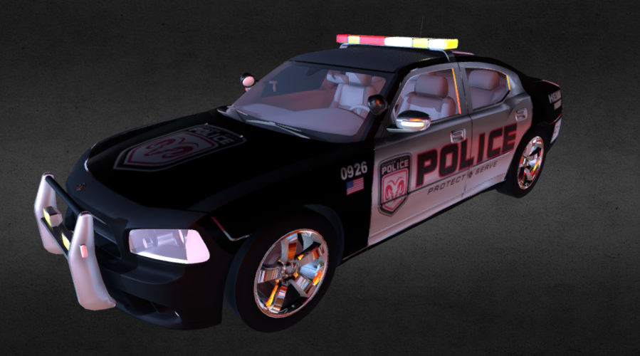 Dodge Charger Police 3D model