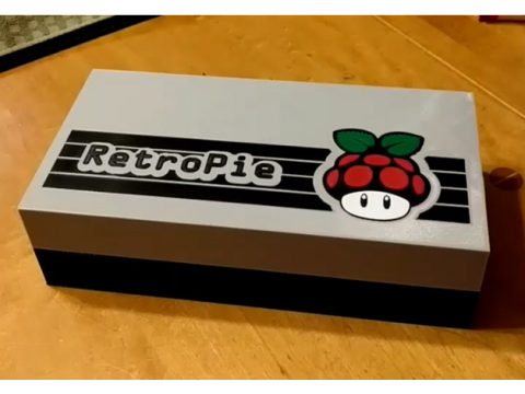Gamepad Zero RetroPie Case 3D model