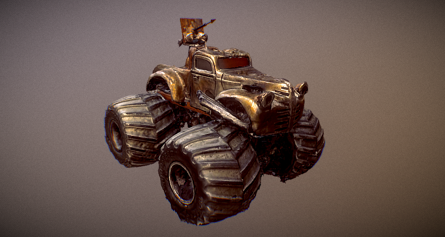 Mad Max Monster Truck 3D model