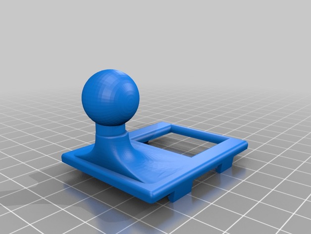 3D Mobile phone holder ball mount base model
