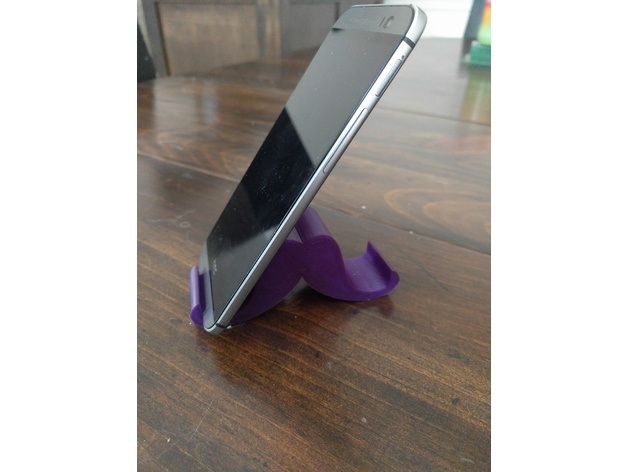 3D Mustache Phone Stand  model