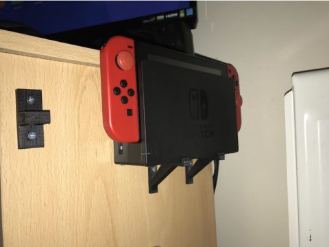 Nintendo Switch Dock Desk Mount 3D model