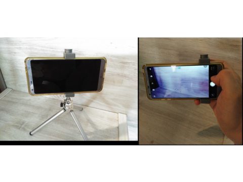 Phone camera grip 3D model