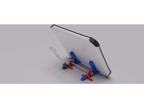 Rugged Tablet Stand 3D model